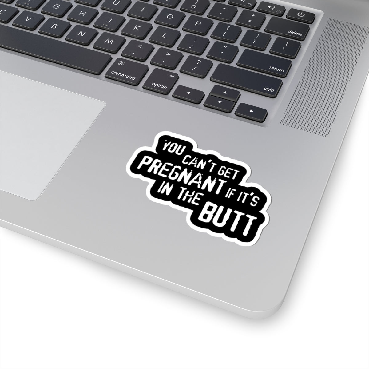 You Can't Get Pregnant If It's In The Butt -Sticker